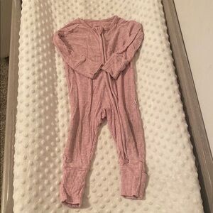 Ribbed Little Sleepies - Zippie